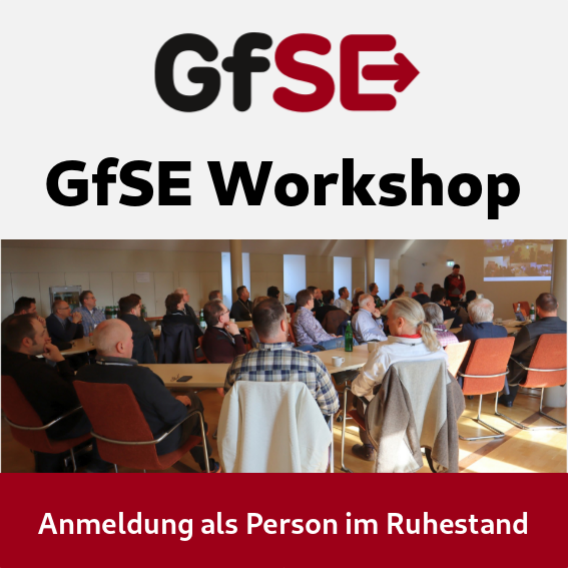 GfSE Workshop - Teilnahme als Person im Ruhestand